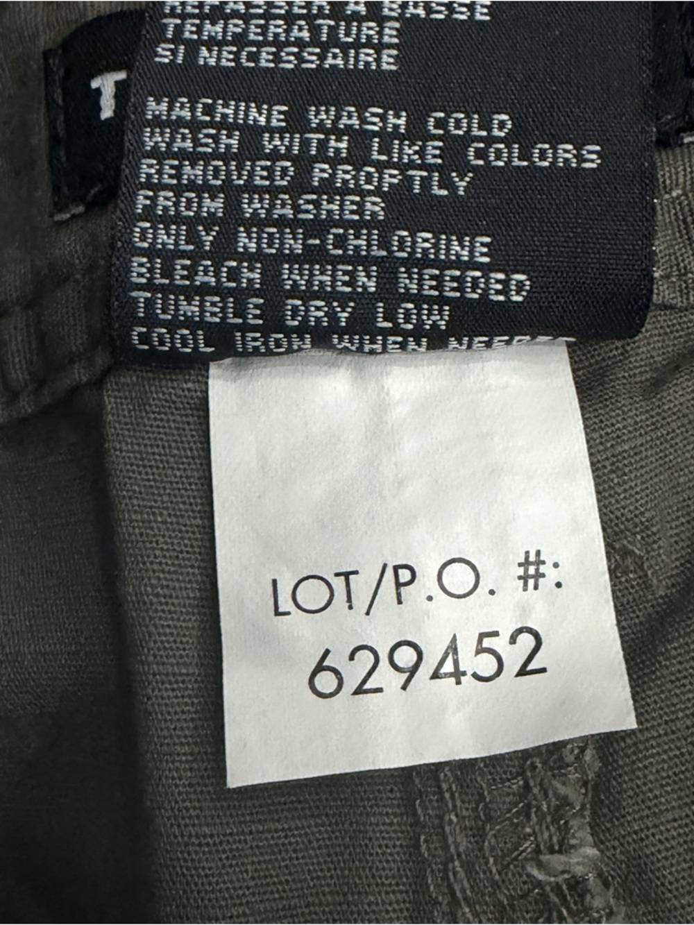 Tribal Women Olive Green Capris Pants Size 10 Cotton Zip Style 867430-253 NEW - Picture 6 of 12